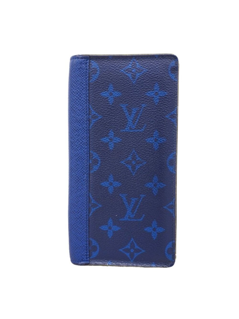 Louis Vuitton Wallet Taigarama Portefeuille Brazza Cobalt